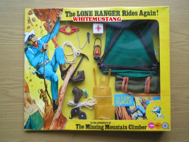 COLLEZIONE DI WHITEMUSTANG 2 - LONE RANGER WINDOW BOXED ADVENTURE SETS BY MARX Ctcct110