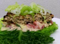 Dukan recipe - Turkey burger with cabbage and leek Dukan-16