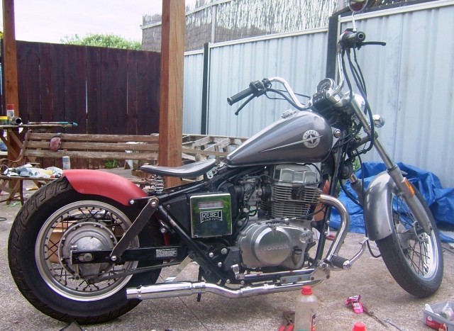 Honda Rebel 450 Bar Hopper Project Shorty10