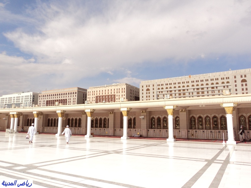 صور لسطح المسجد النبوي الشريف توسعة الملك فهد رحمه الله 2010