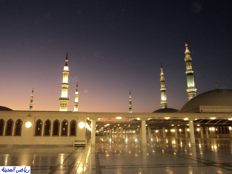صور لسطح المسجد النبوي الشريف توسعة الملك فهد رحمه الله 711