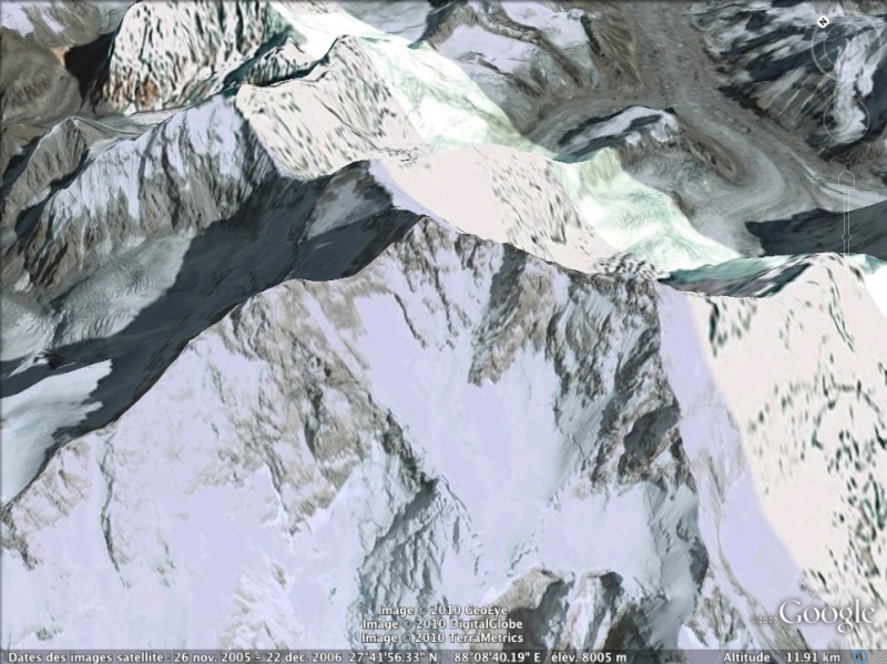 Les points culminants du monde vus avec Google Earth Inde_k11