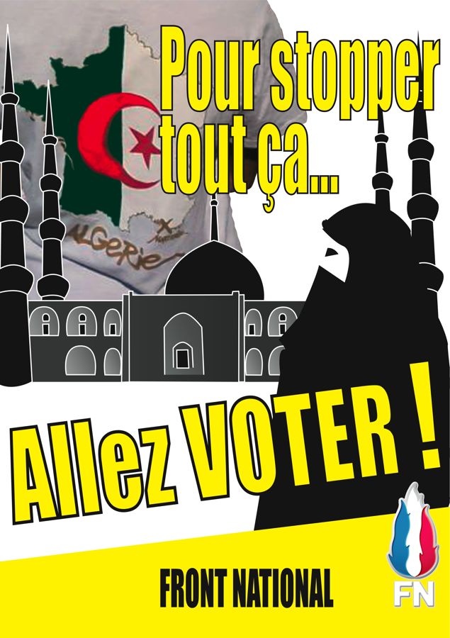 tracts, affiches front national Affich17