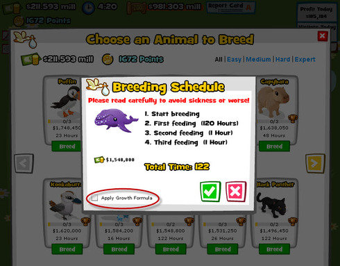 How to use the growth formula with the new breeding formula 32223_15