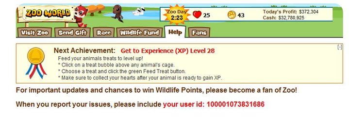 how to find your zoo id  Zoo_id10