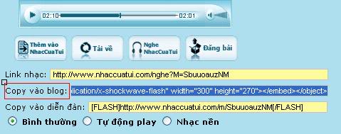 Hướng dẫn cách post nhạc lên Diễn Đàn! 110