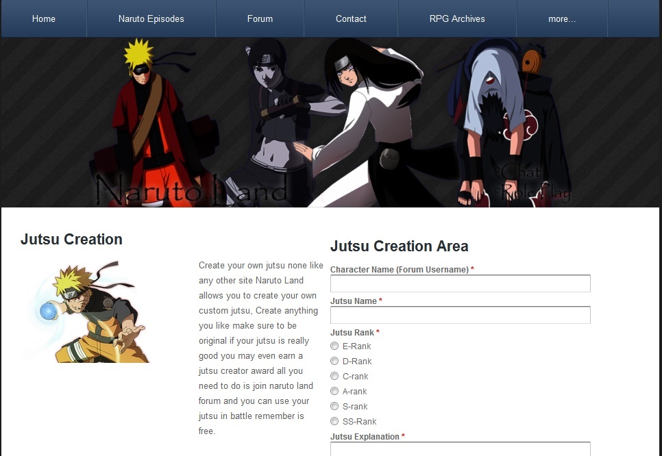 Naruto Land Website !!! Websit17