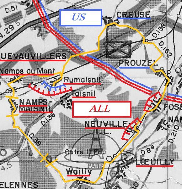 Creuse (Amiens 80): poste avancé Infantery US 06/07 Août  Img01710