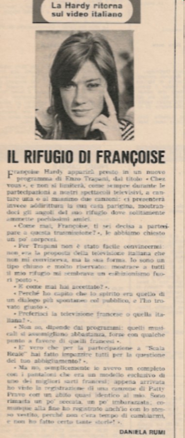 TV-graphie Françoise Hardy 1962-69 - Page 10 Sogno_10
