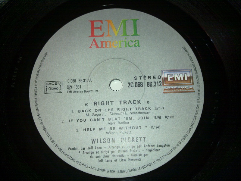 Wilson pickett - RIGHT TRACK 1980 emi 20090125