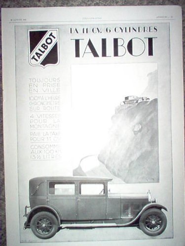 les vieilles affiches..  Talbot10