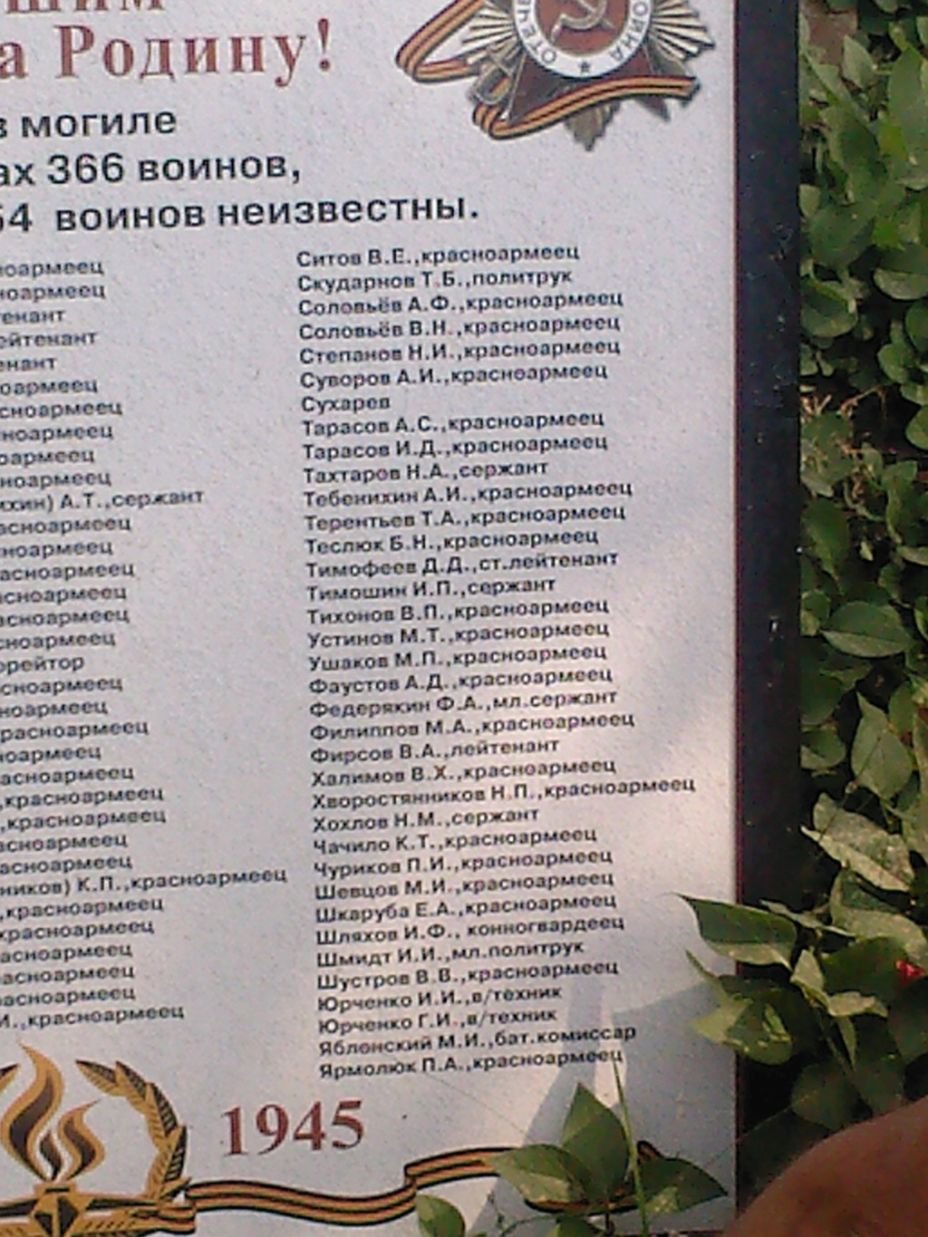 Воинское захоронение у колокольни в селе Лунево. A_aaau17