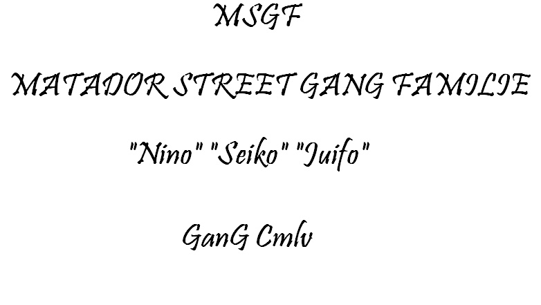 [03/20] Matador Street Gang Familie [GanG][figurant 6] Banier10