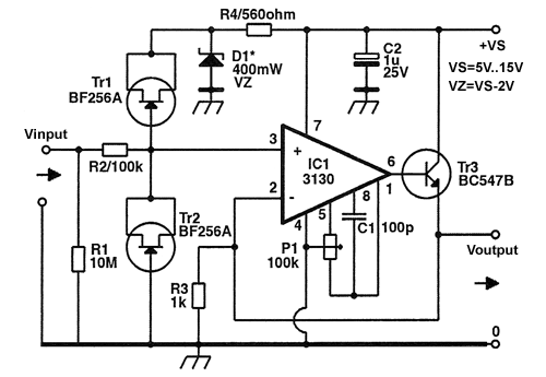 Mạch bảo vệ điện áp cao cho dụng cụ đo sử dụng CA3130 Mach_b10