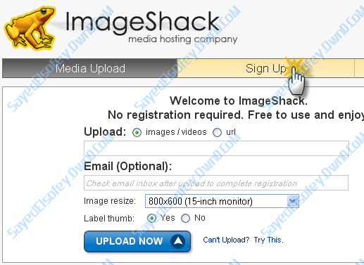 [ حل مشكلة ] عدم ظهور الصور بالمواضيع والمشاركات المرفوعة على موقع Imageshack 115