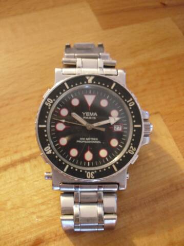 Montre de plongée yema hot sale