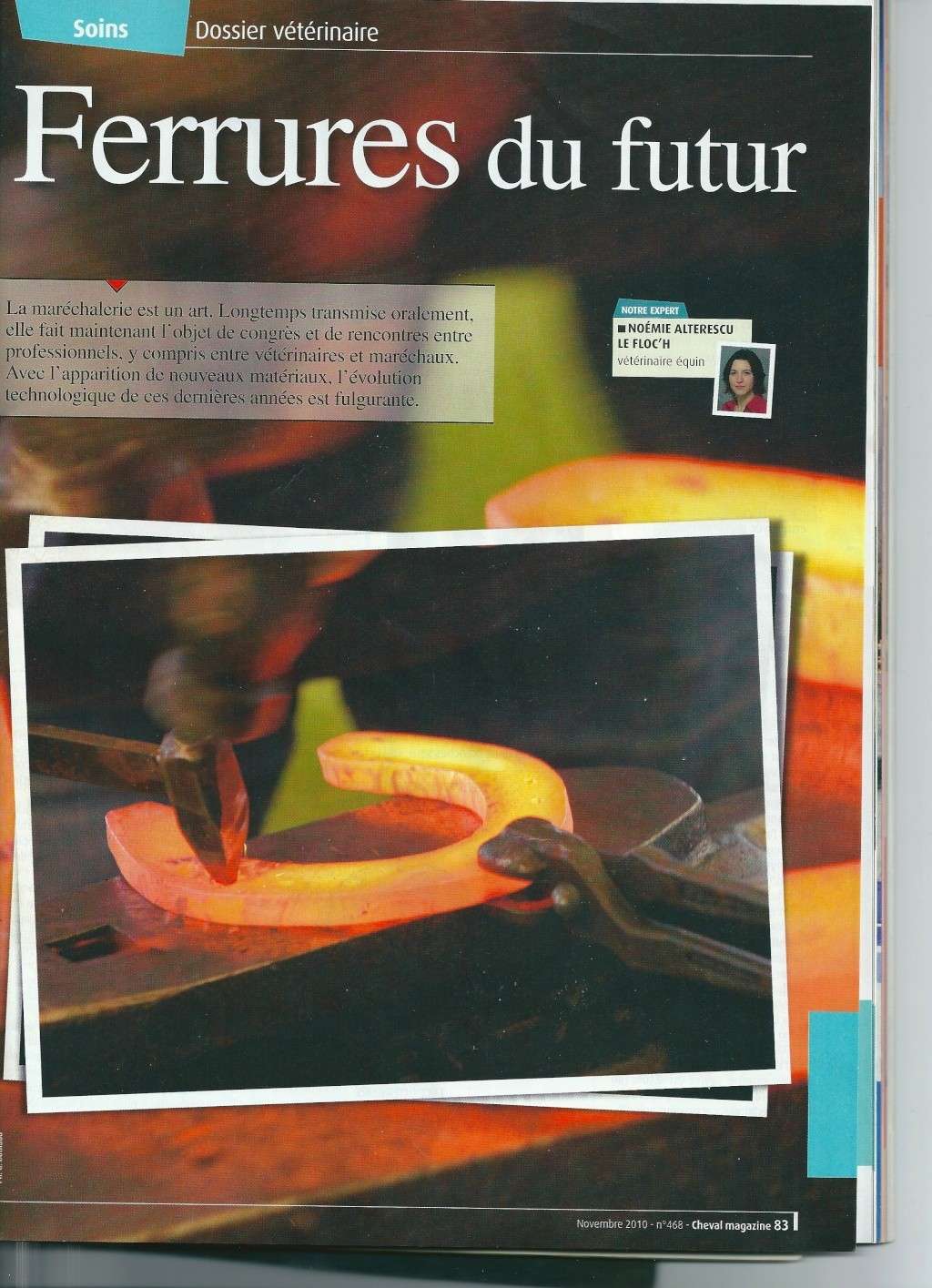 Ferrures du futur ( article cheval magazine nov. 2010 )  Scan111