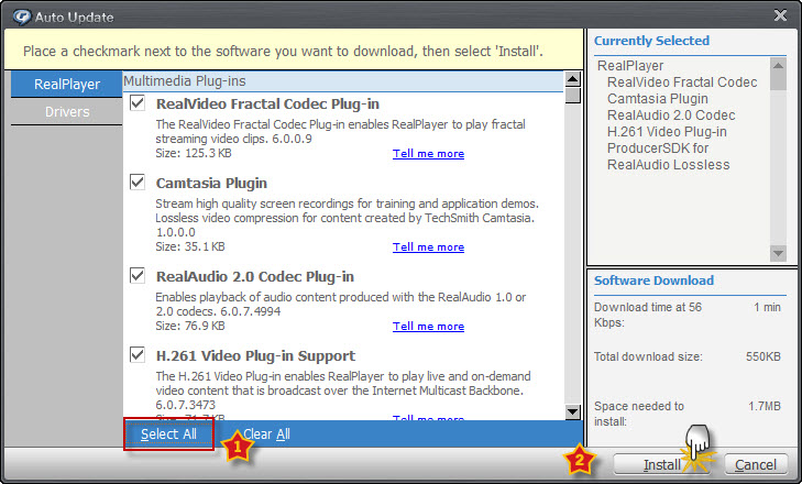 تحميل برنامج RealPlayer 14.0.0.609 - Final لتشغيل جميع ملفات الافلام 714