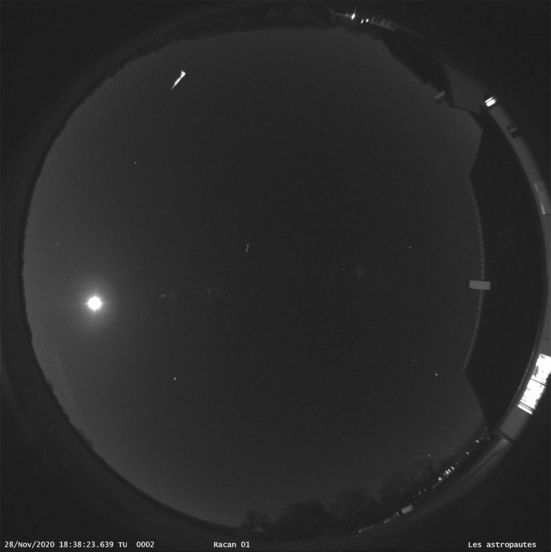 3 météores sur le Jura le samedi 28 novembre au soir M2020112