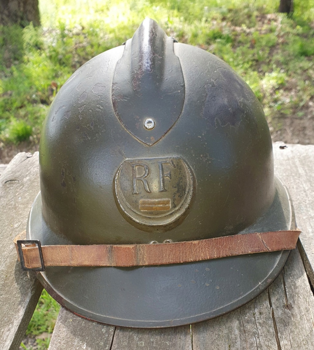 Casque d'un Lieutenant de tirailleur. Armée de libération. 20240310