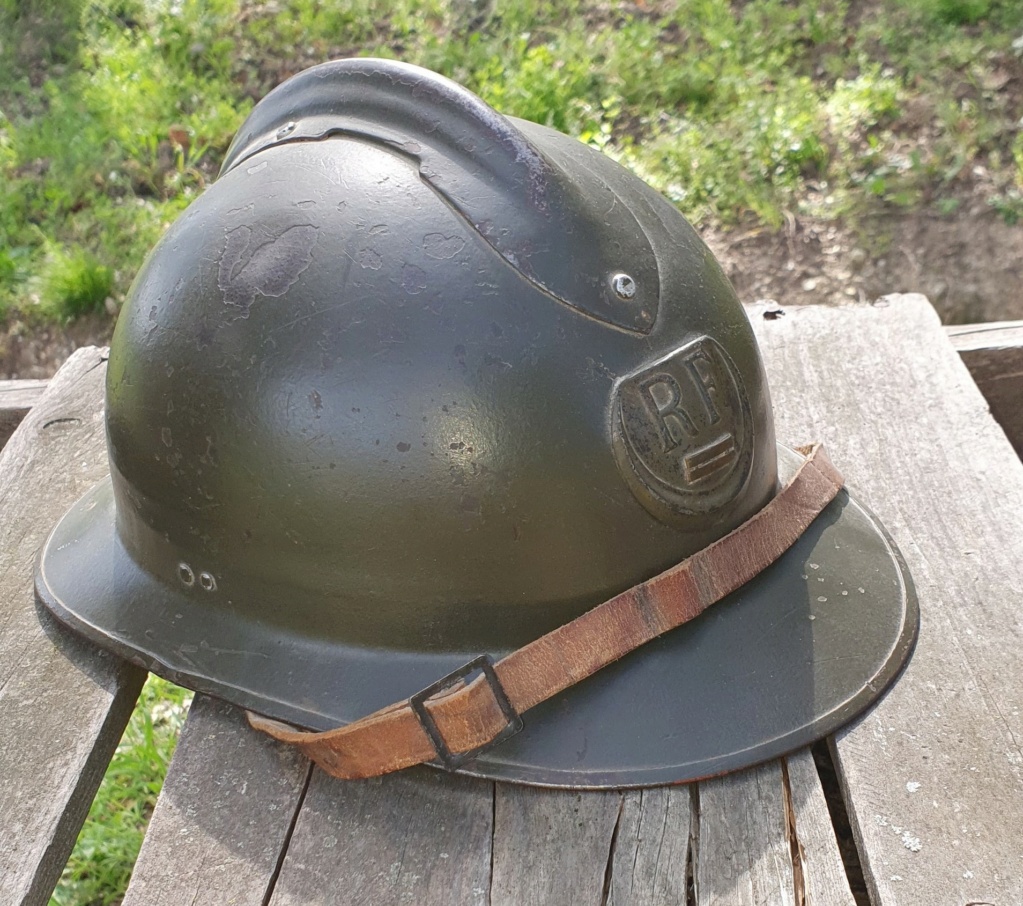 Casque d'un Lieutenant de tirailleur. Armée de libération. 20240313