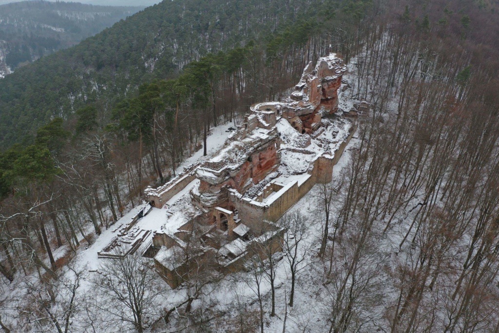 Photos du Schoeneck sous la neige avec un drone (janvier 2019) Receiv16