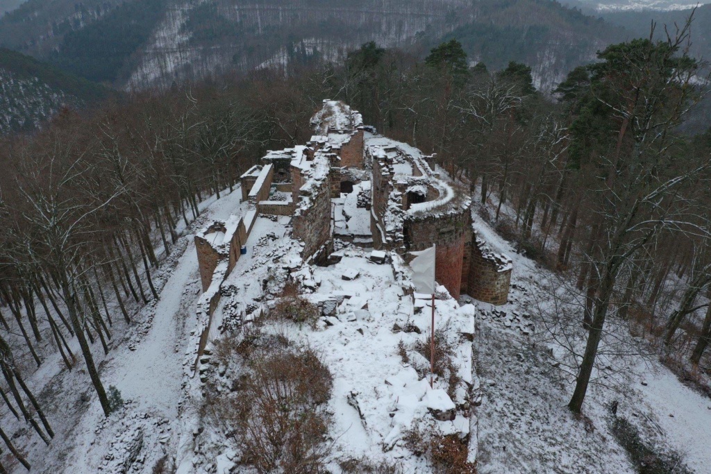 Photos du Schoeneck sous la neige avec un drone (janvier 2019) Receiv20