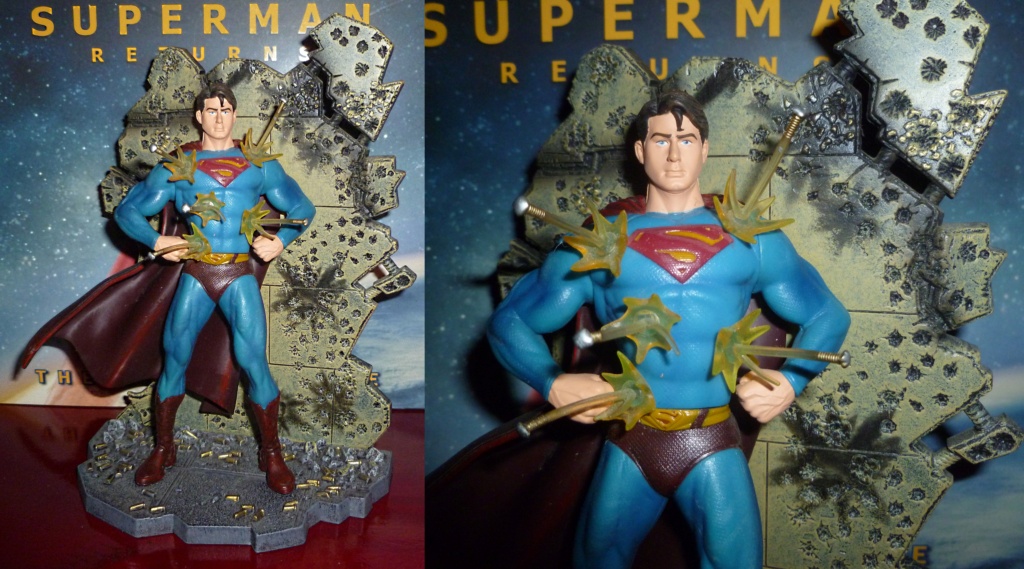 Superman Returns Action Figure Mattel Movie Hyperposeable SUPERMAN 14  Deluxe