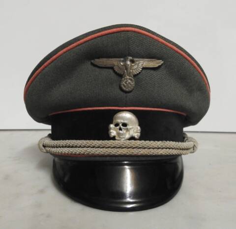 Panzer SS casquette d'officier