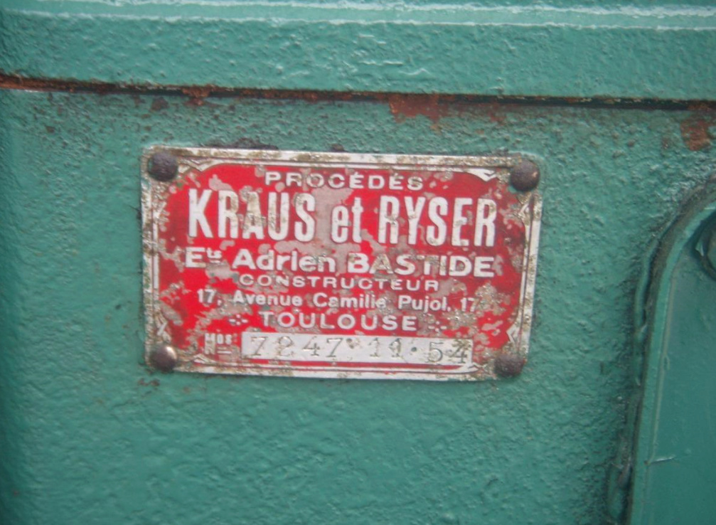 Procédés KRAUSS et RYSER (Quesaco ?) Adrien10