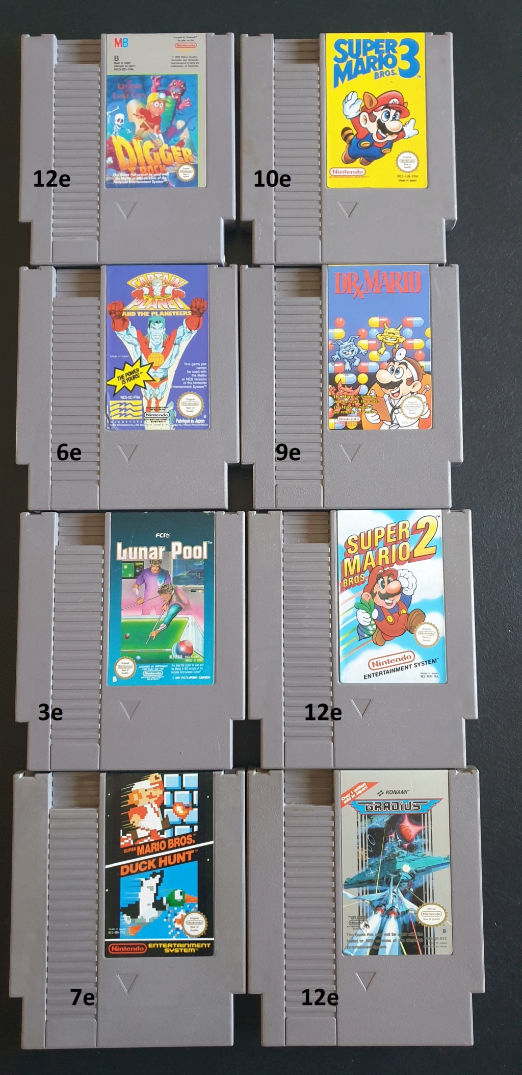 vds jeux NES,SNES,n64,gba,gbc 20210410