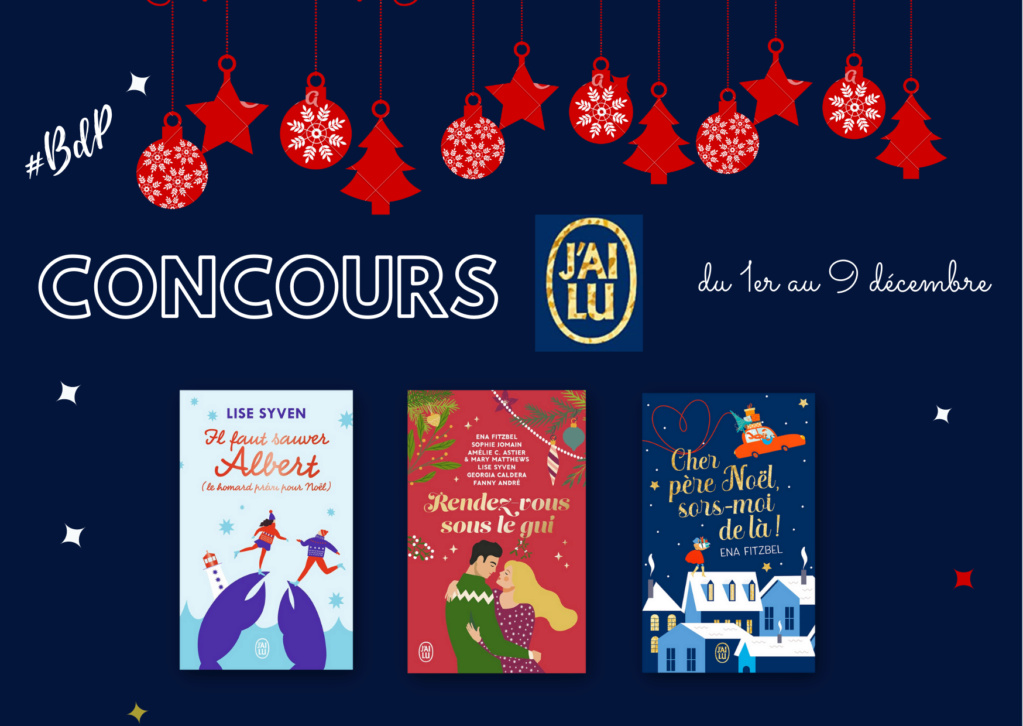 Concours J'ai Lu Noël 2021 : 2 lots de romans de Noël à gagner du 1er au 9 décembre 2021 sur le forum Concou12