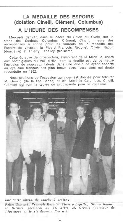 Coureurs et Clubs de juillet 1981 à juillet 1983 - Page 8 00819