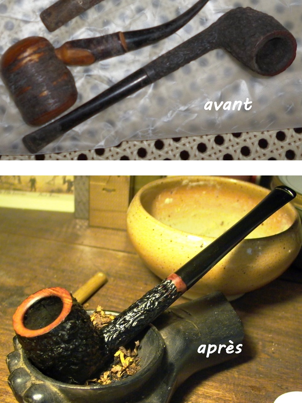 Nettoyer une pipe sablée.  Pipe__18