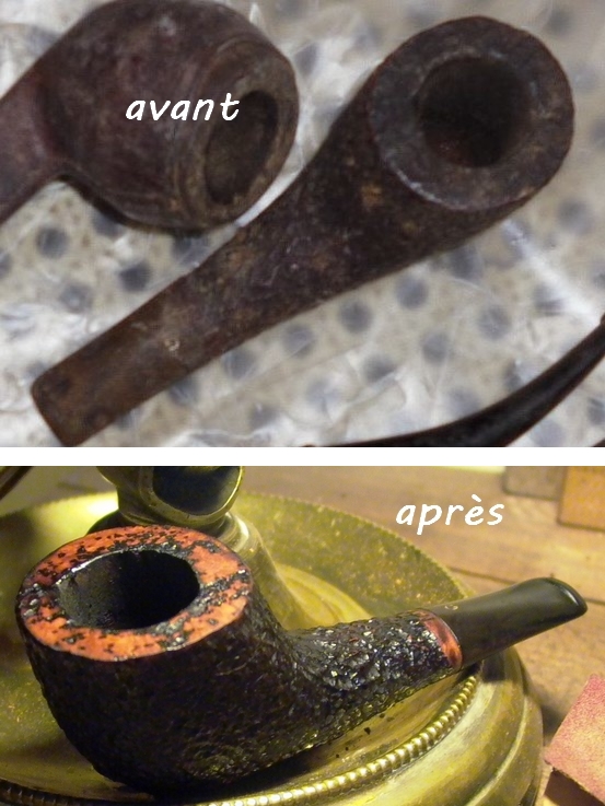 Nettoyer une pipe sablée.  Pipe__19