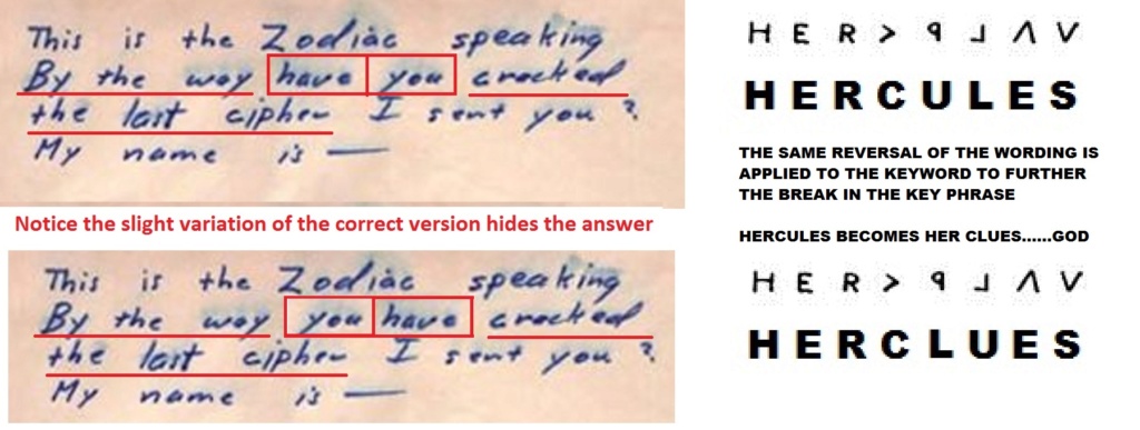 Zodiac Ciphers Solved Z340_k12