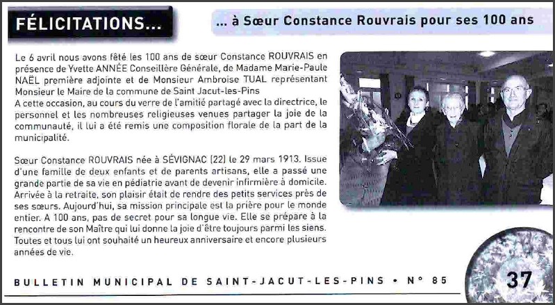 A- Preuves de vie et commentaires (107 ans) - Page 16 Soeur_10