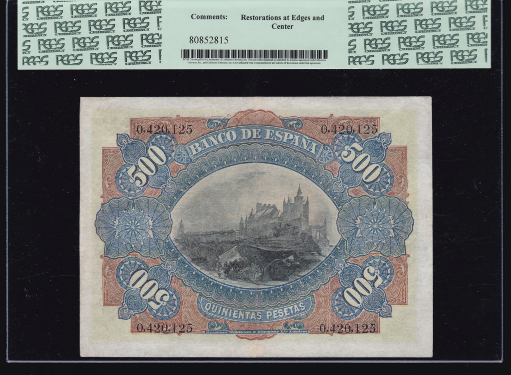 500 PESETAS DE 1907 Spain_15