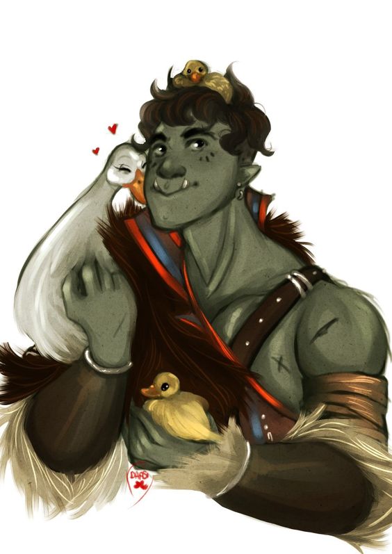 Jarek Riptide, Half-Orc Barbarian Friend Orc_du10