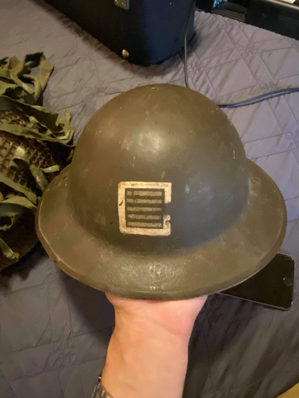 CEF 5th Division Officers Helmet 2bfcd110
