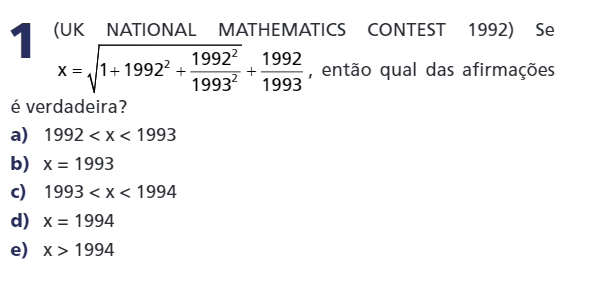 Fatoração Olimpíada de matemática Questa10