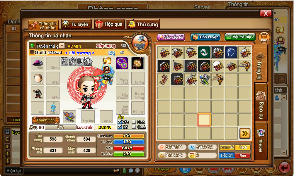 Bán Server Game Gunny 310