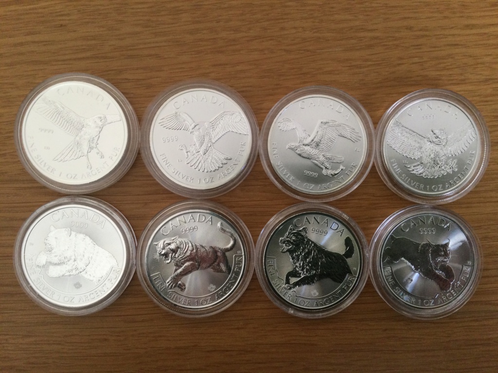 Canadian 1oz silver bullion Sets for sale. (all sold) Cd1c7f10