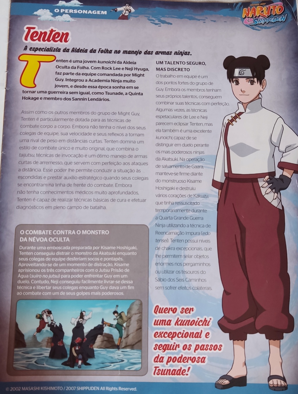 Livro Shonen Jump - Tenten Img_2060