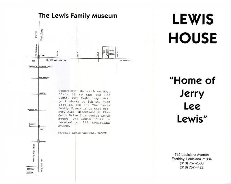 La maison d'enfance de Jerry Lee Lewis est un musee Lewis_10