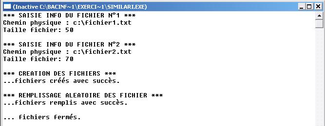 fichier* - BAC INFO: Problème sur les fichiers + Corrigé: Calcul de similarité Simila10