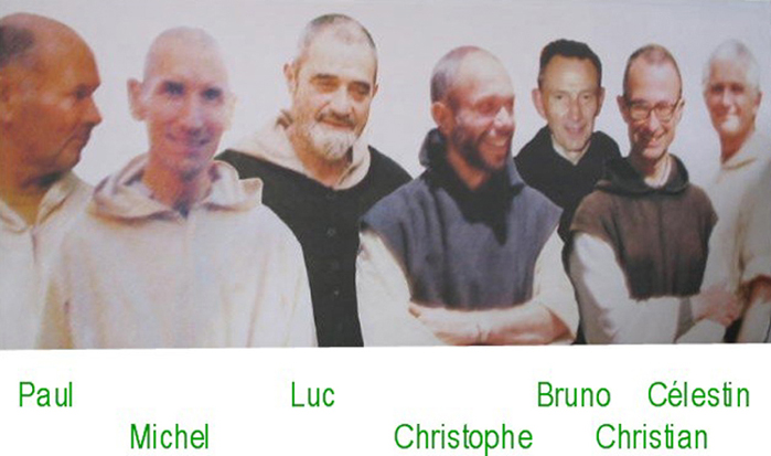 Christian de Chergé et ses compagnons, moines trappistes de Tibherine (+1996) Moines10