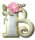 alphabet complet avec des fleurs B82