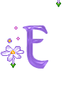 alphabet complet avec des fleurs E153