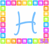 alphabet complet clignotant H33